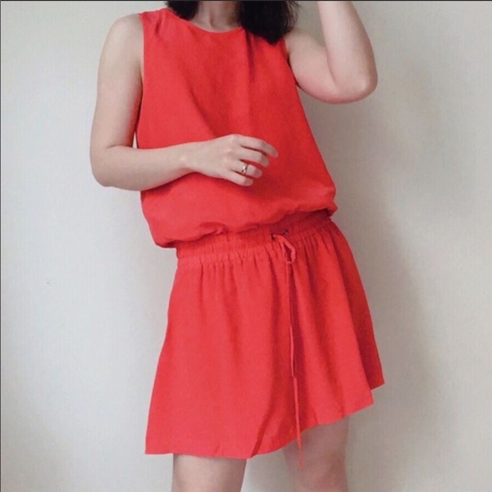 J.Crew silk coral waistband dress - XS - worn once